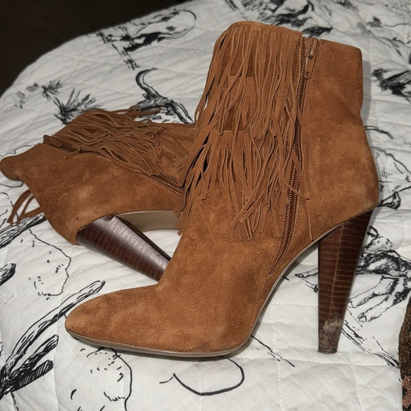 Steve Madden Fringe Booties - Picture 2 of 4
